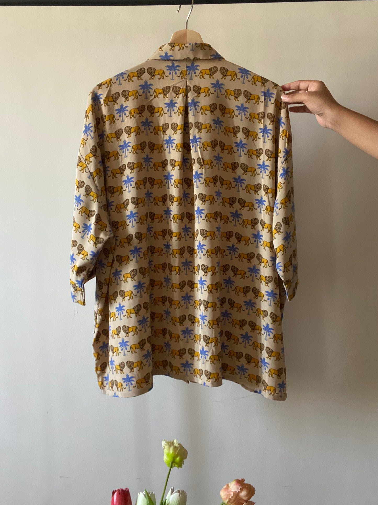 Vintage Monki Lion Print Shirt