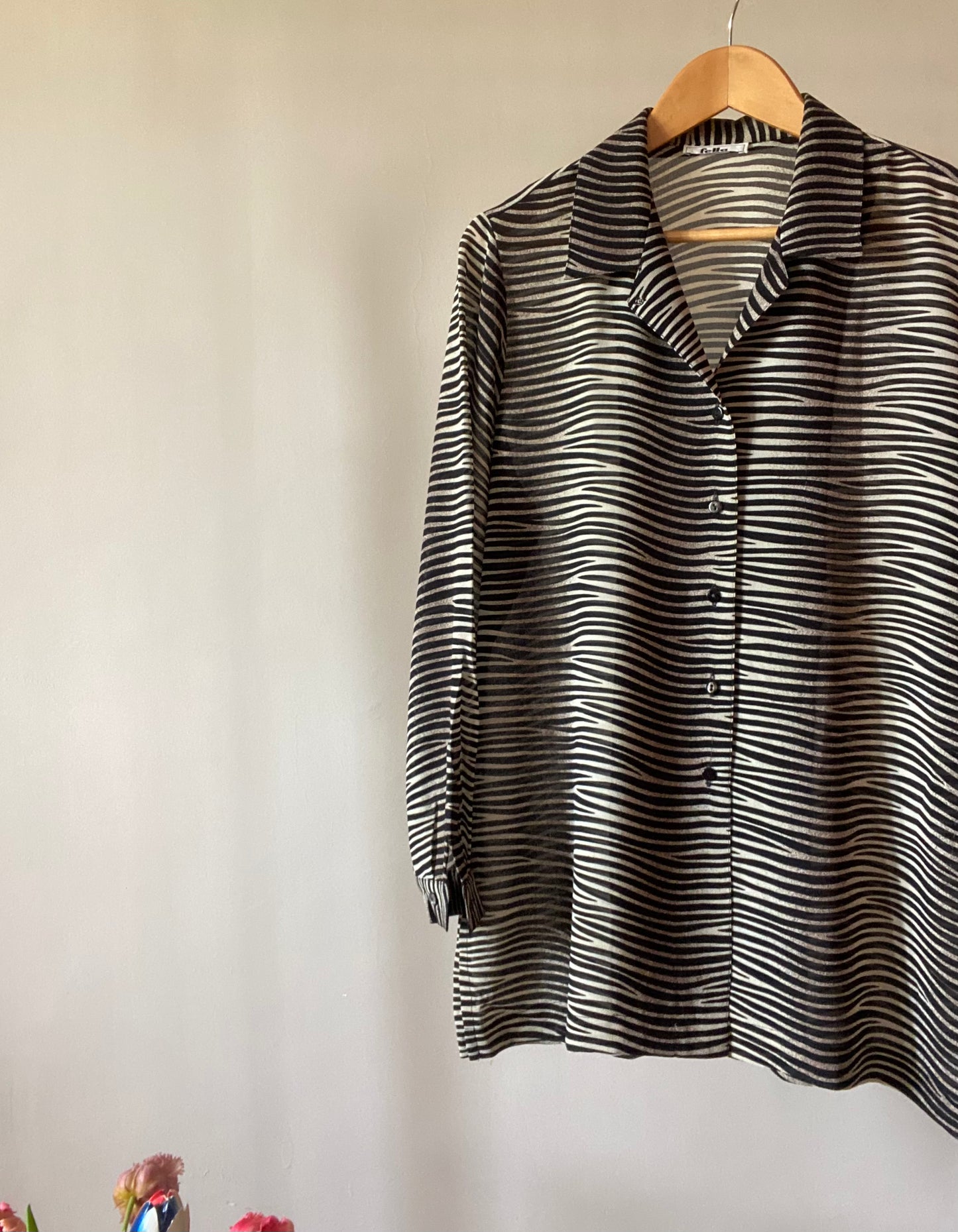 Zebra Print Vintage Shirt