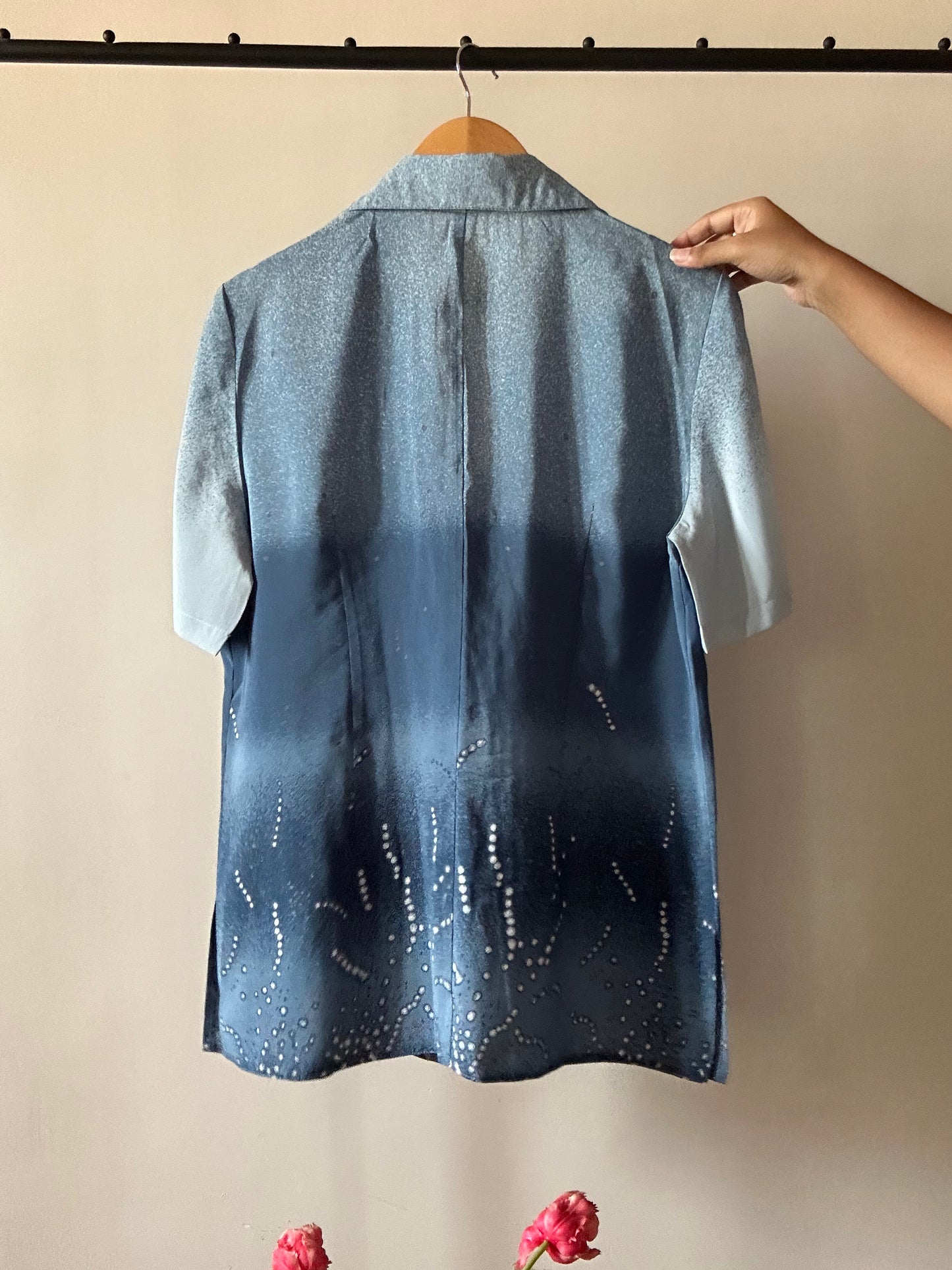 Vintage Blue Ombré Shirt