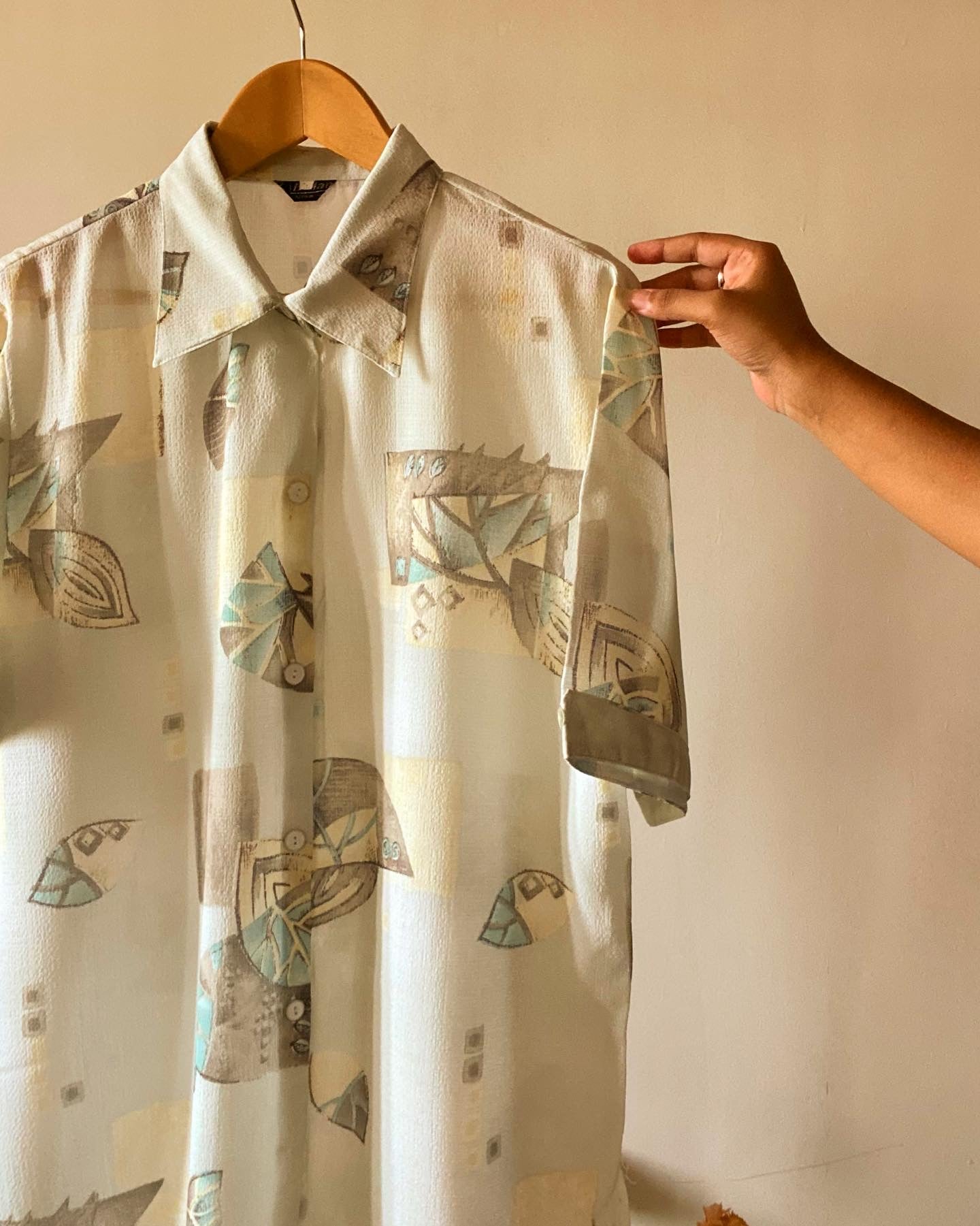 Vintage Leaves Art Print Shirt