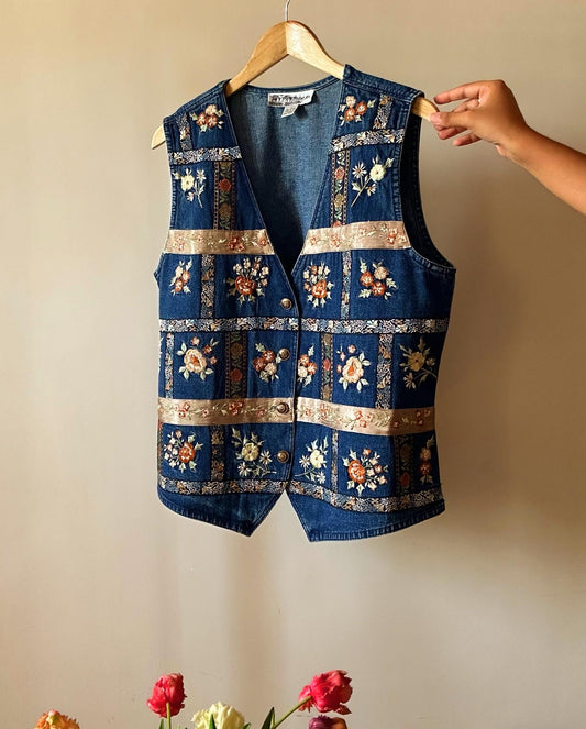 Vintage Ellen Richman Denim Vest