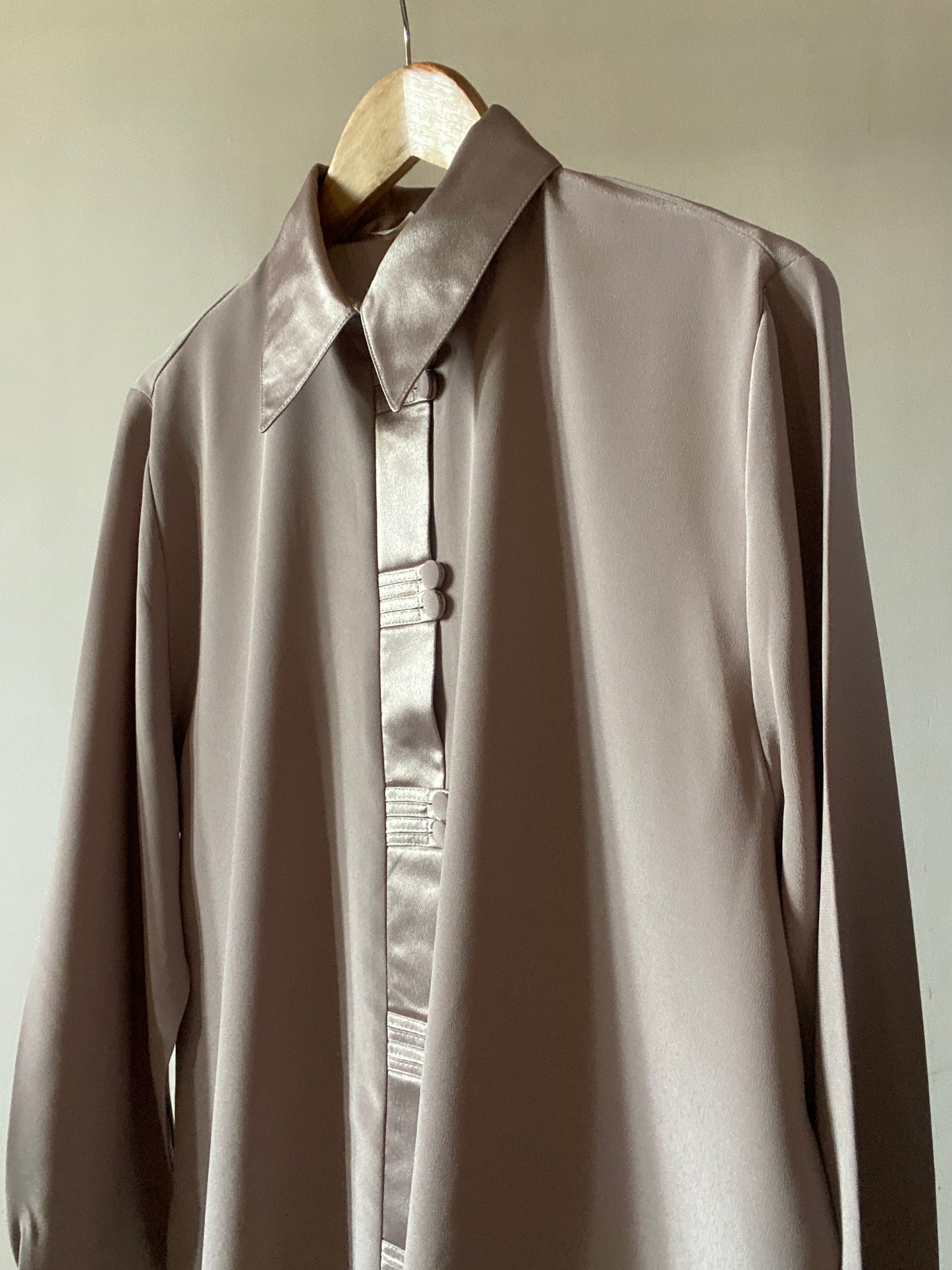 Greyish Korean Style Vintage Shirt