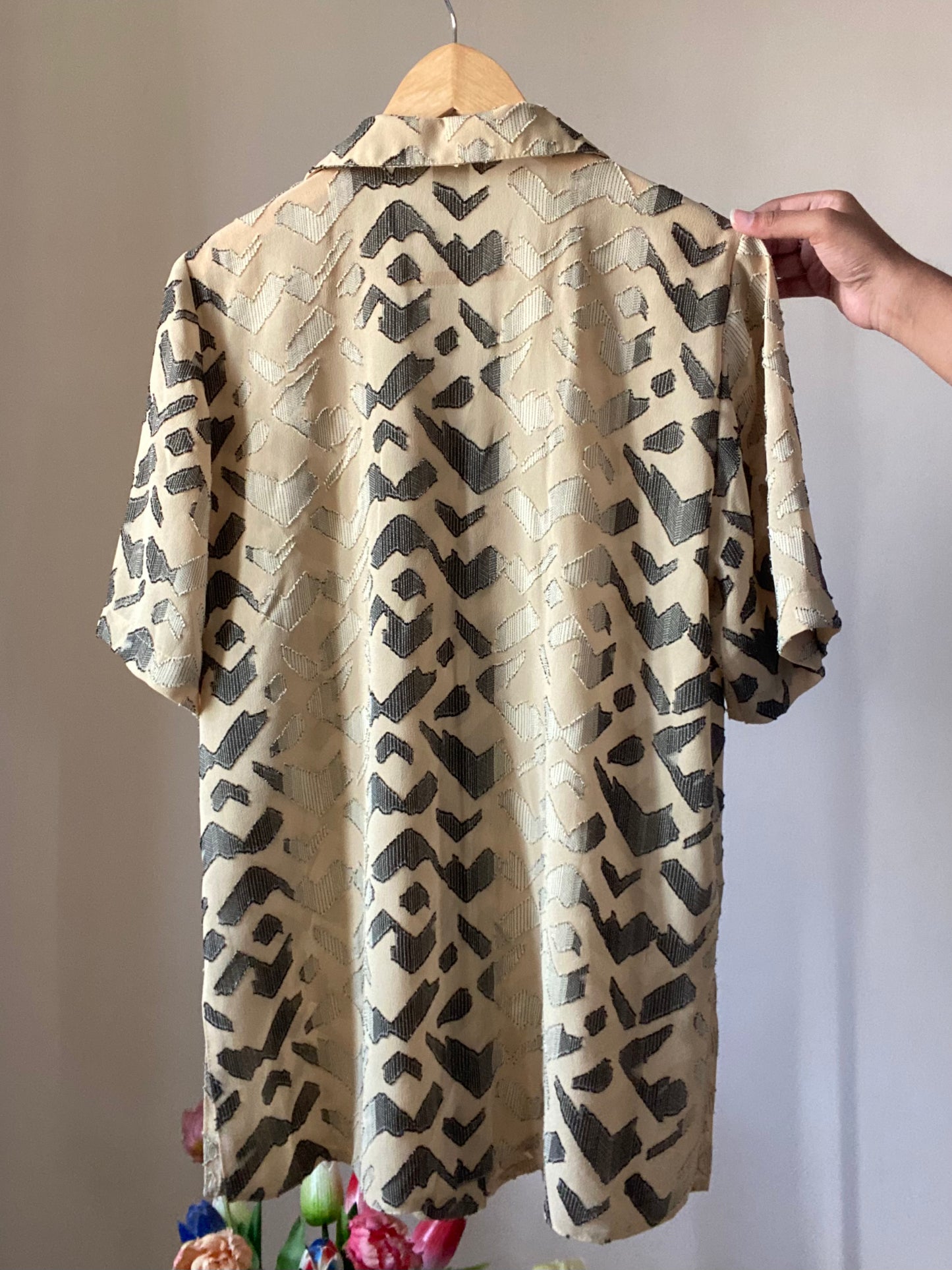 Textured Abstract Vintage Shirt