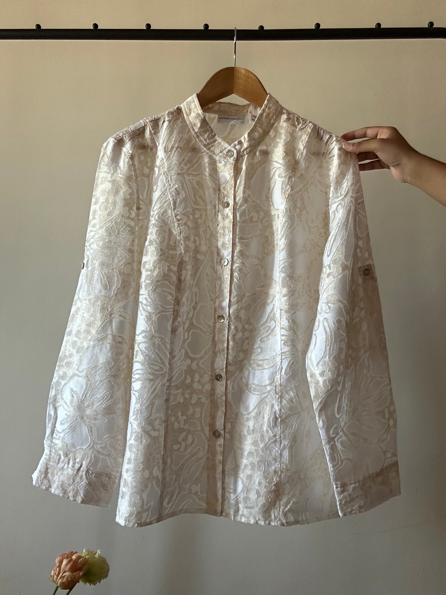 Vintage Alfred Dunner Semi Sheer Shirt