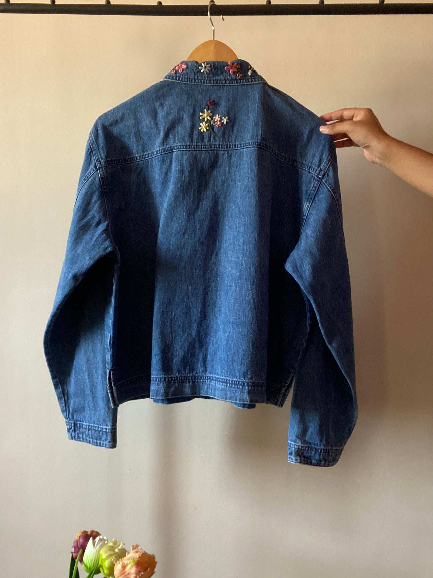 Vintage Christopher & Banks Denim Shaket