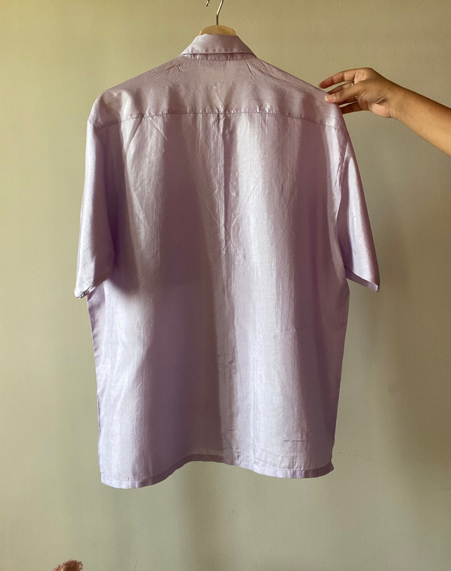 Silk Vintage Shirt In Lavender