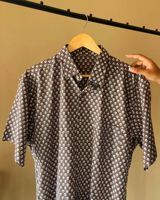 Heritage Motif Print Shirt