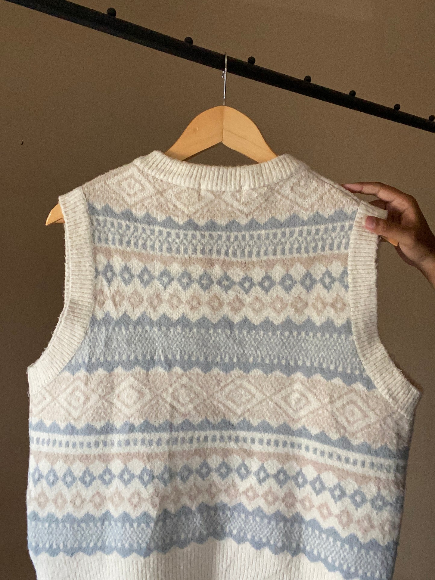 Pastel Coloured Vintage Sweater Vest