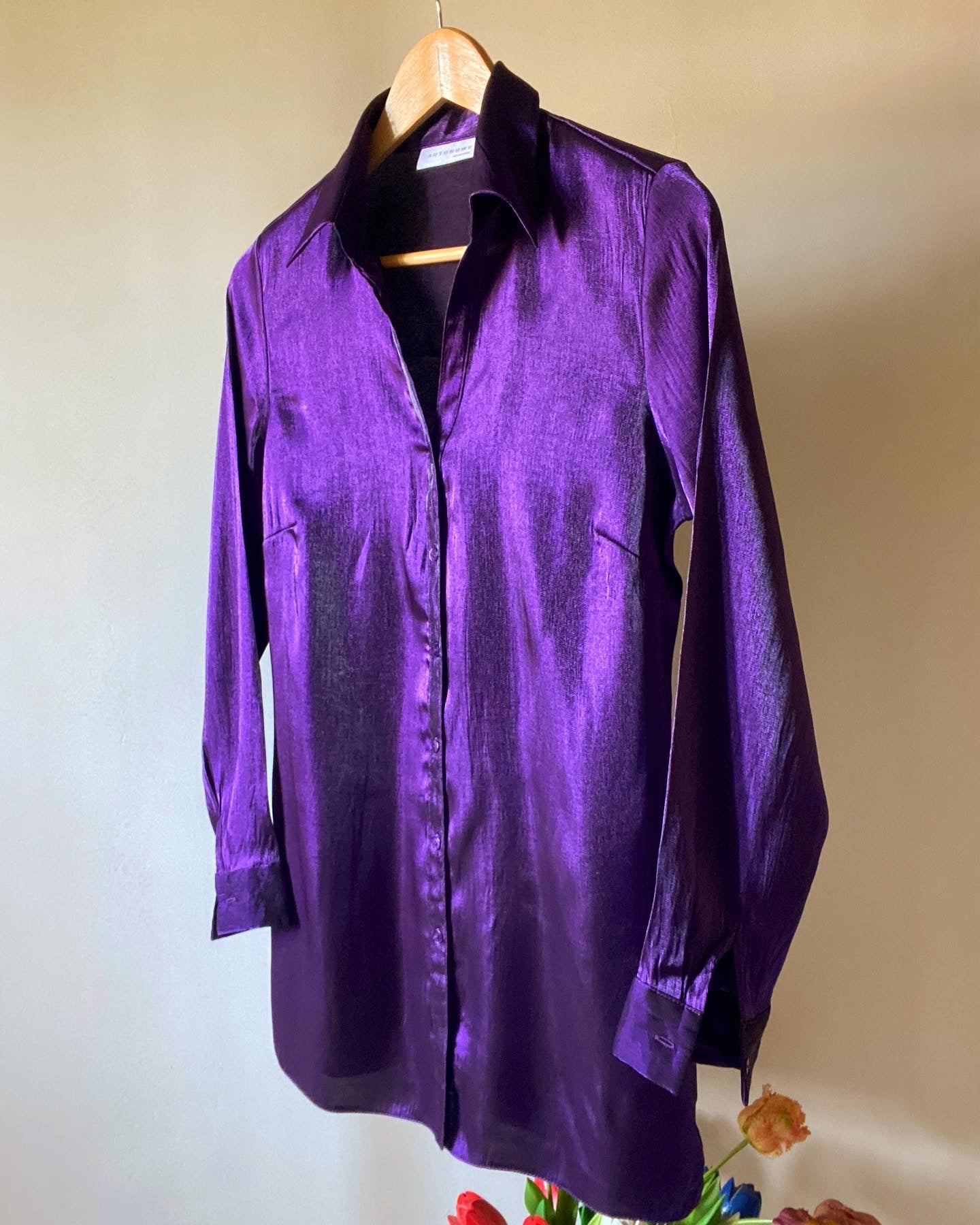 Vintage 80s Style Reflective Shirt