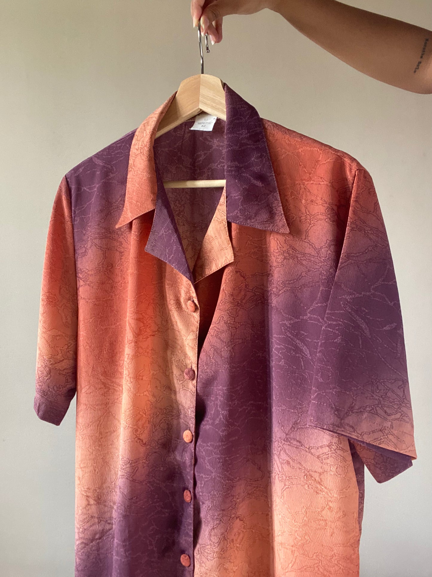 Ombré Textured Vintage Shirt