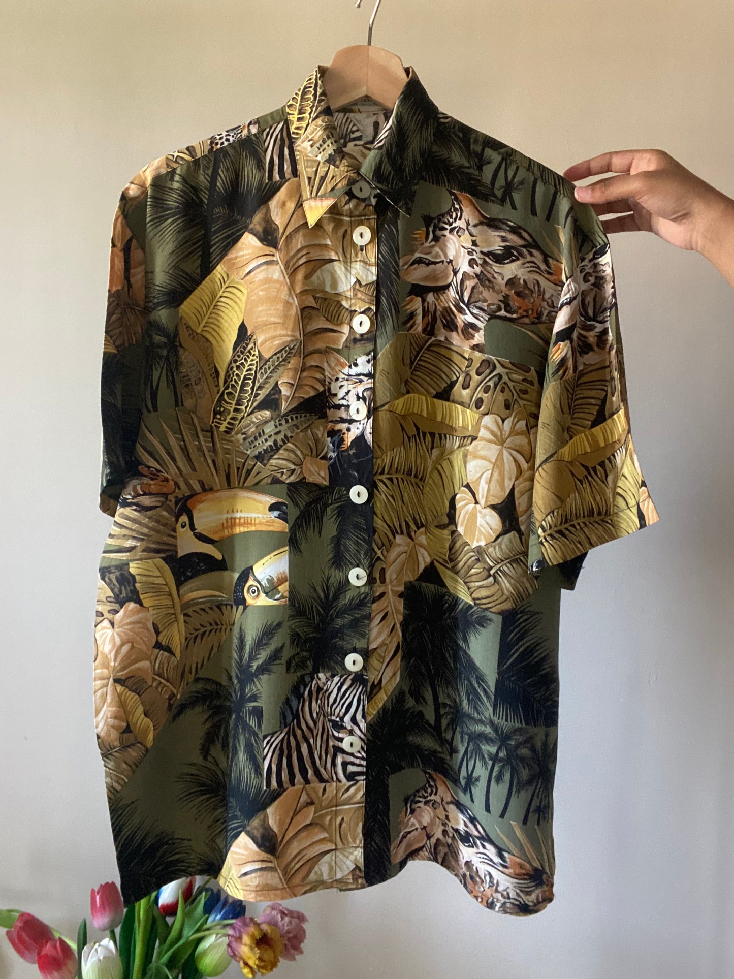 Jungle Print Vintage Shirt