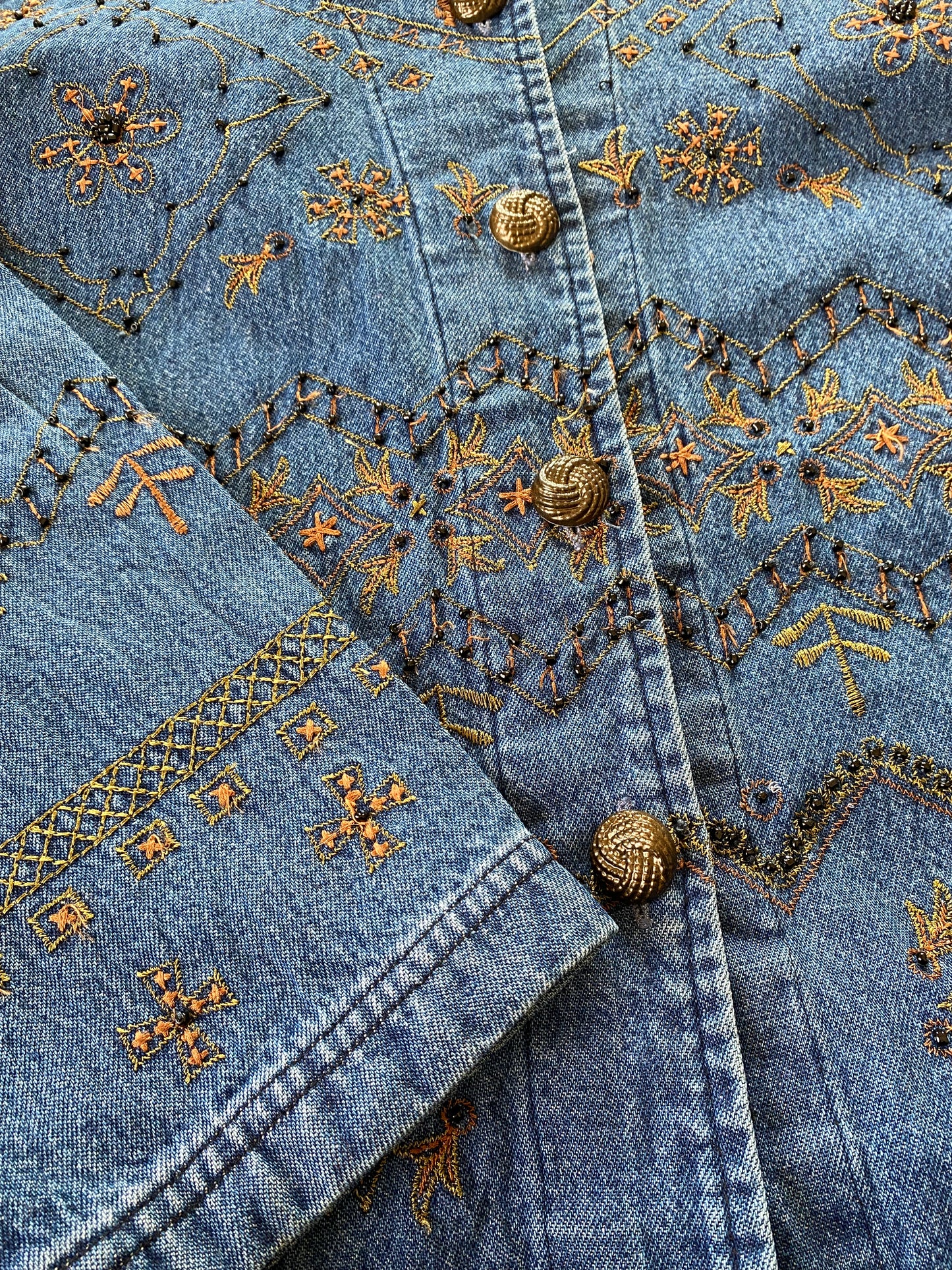 Thread And Bread Worked Denim Vintage Jacket