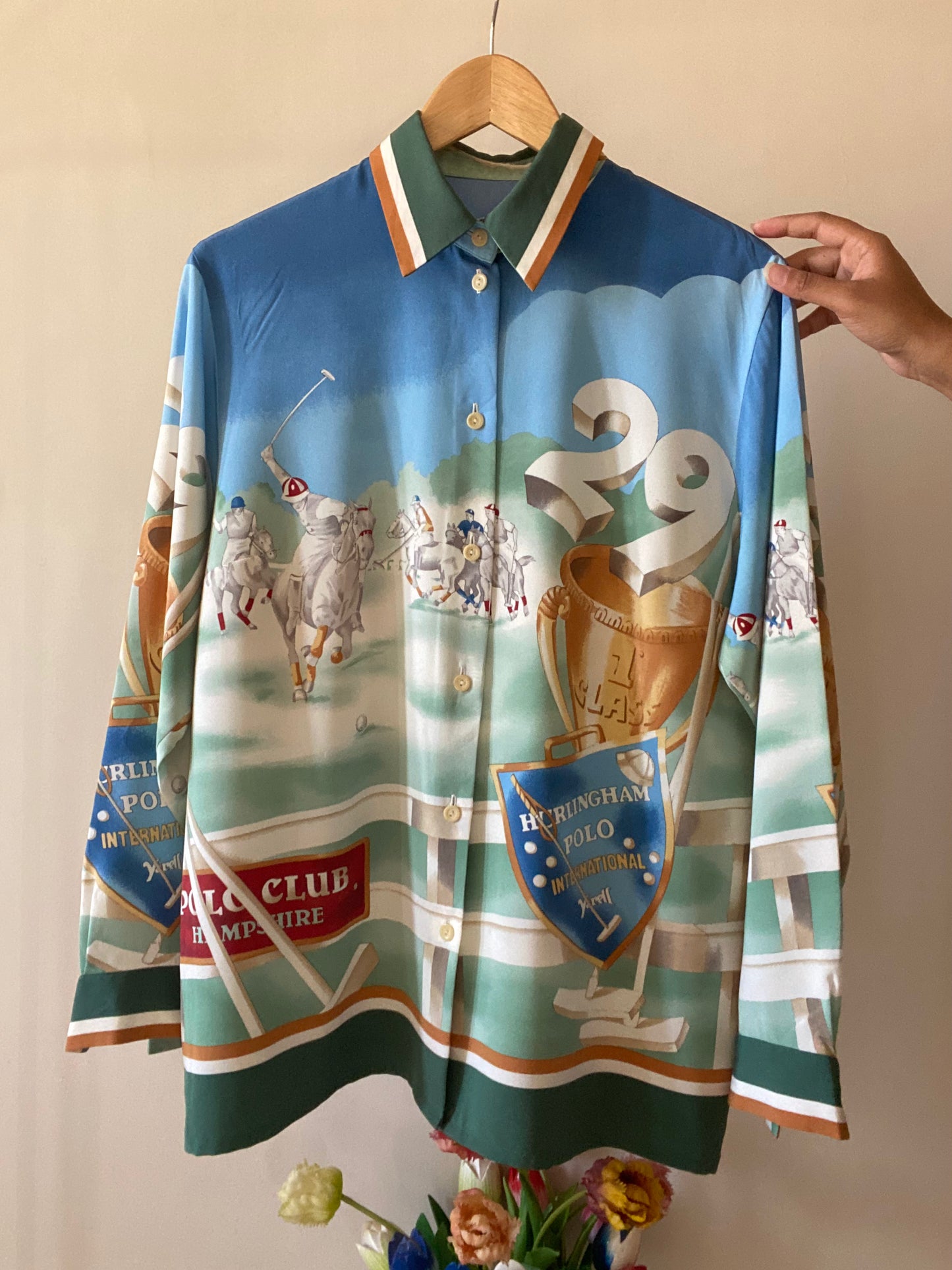 Polo Club Print Vintage Shirt