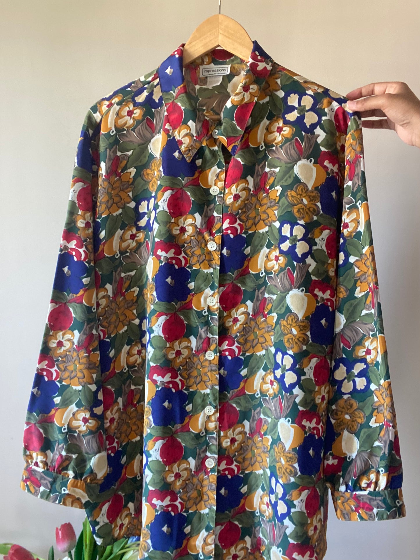 Vintage Floral Print Vintage Shirt