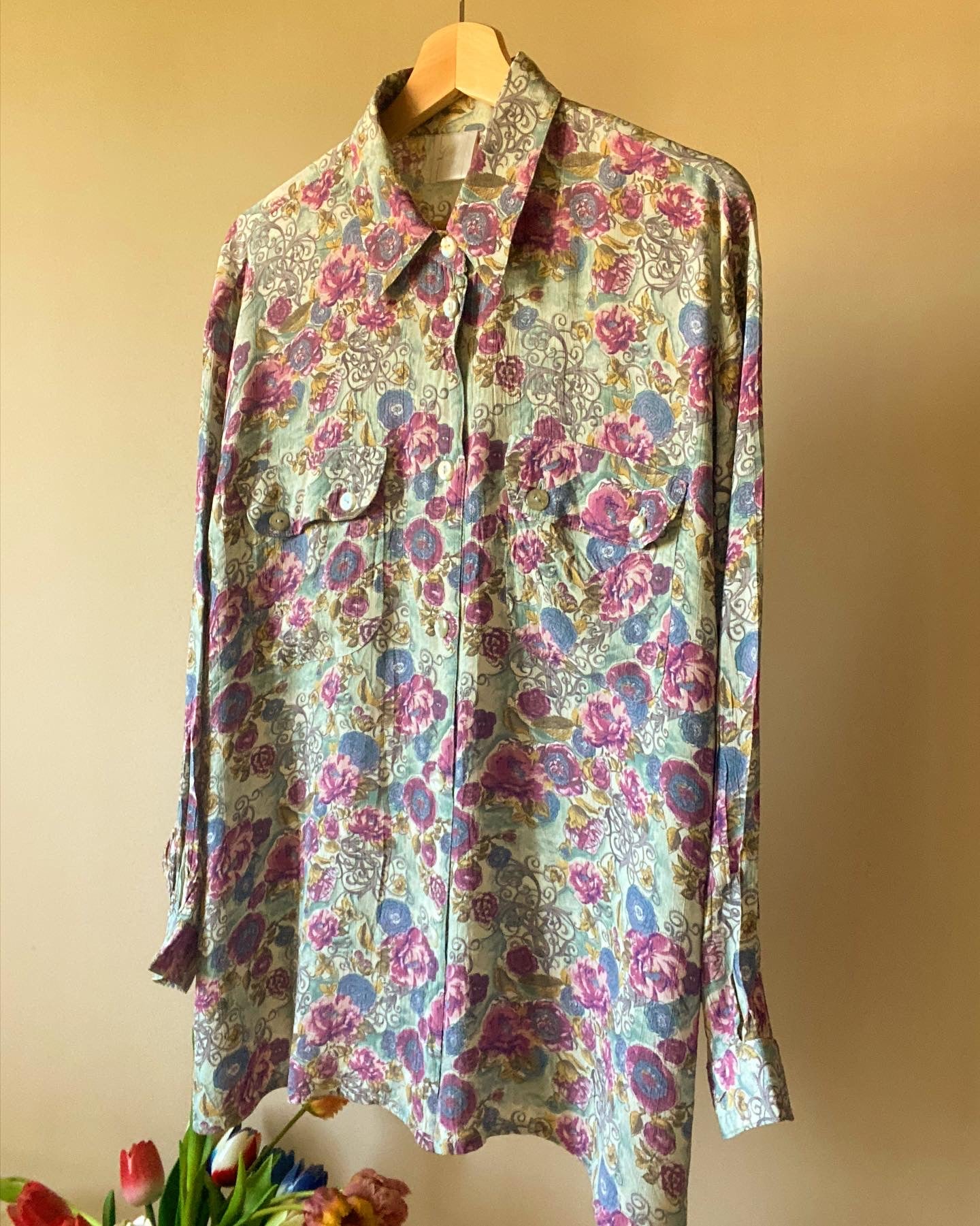 Floral Multi Colour Vintage Shirt