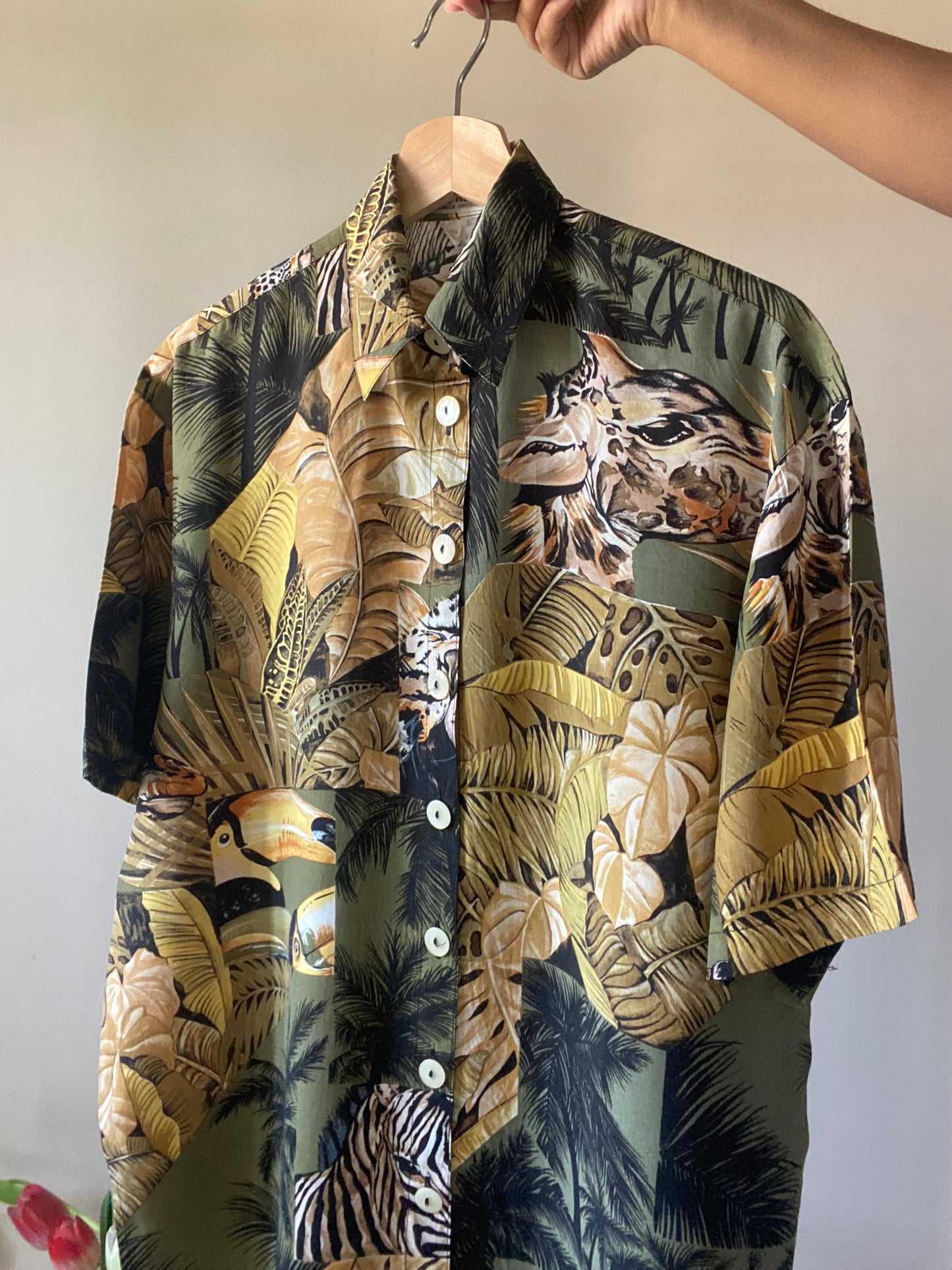 Jungle Print Vintage Shirt