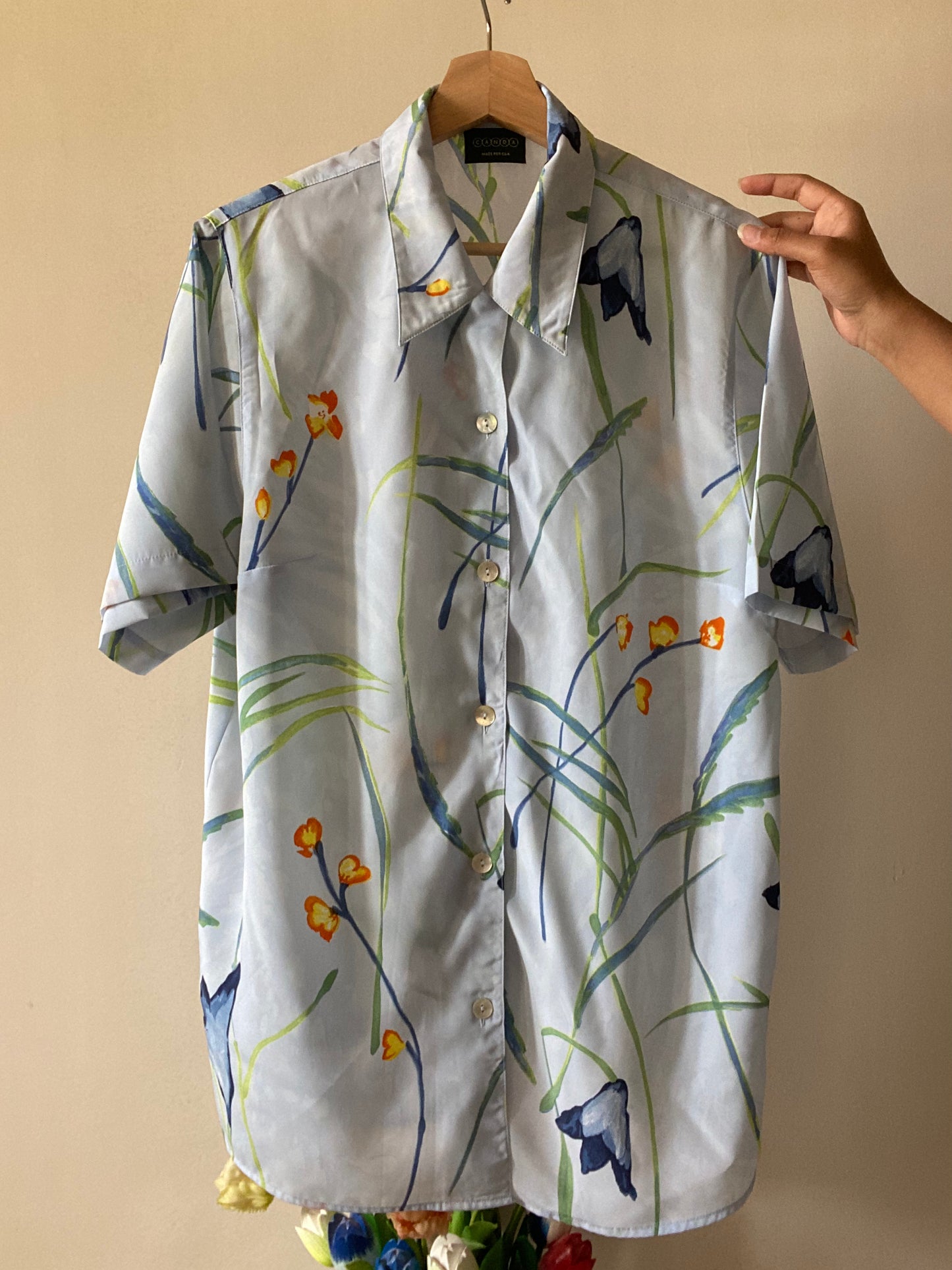 Artsy Floral Vintage Shirt