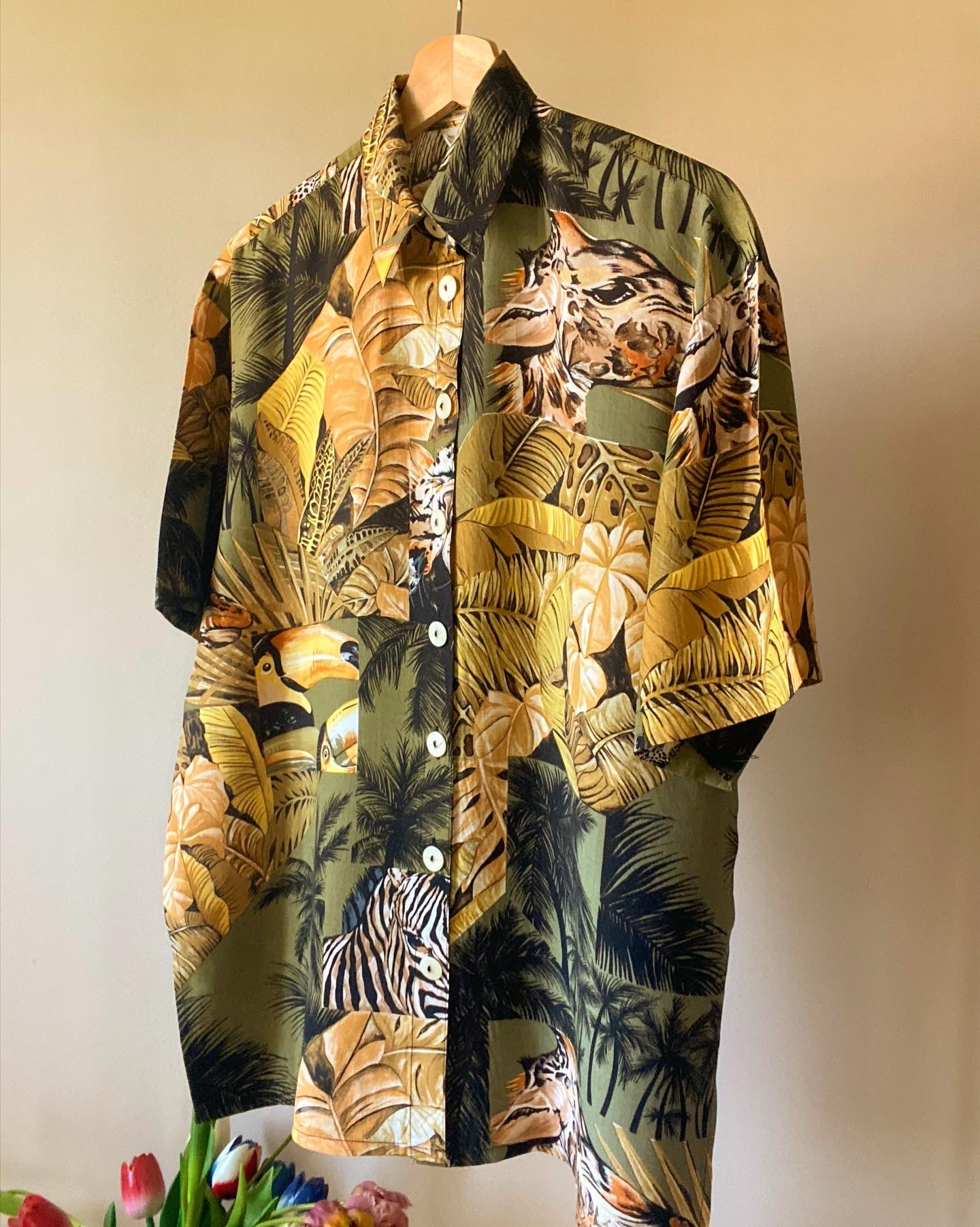 Jungle Print Vintage Shirt