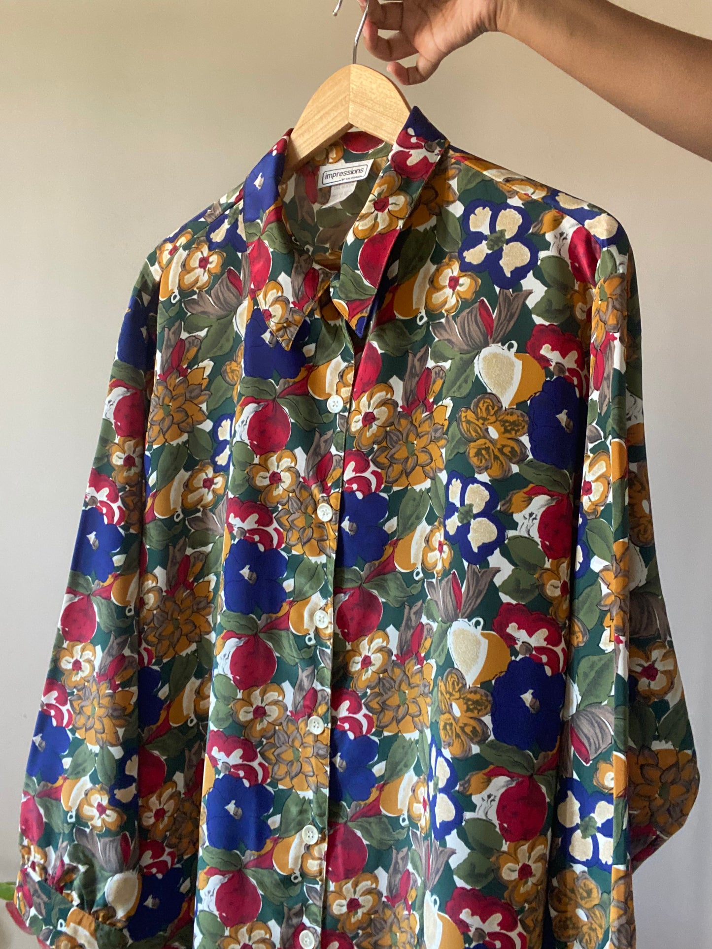 Vintage Floral Print Vintage Shirt