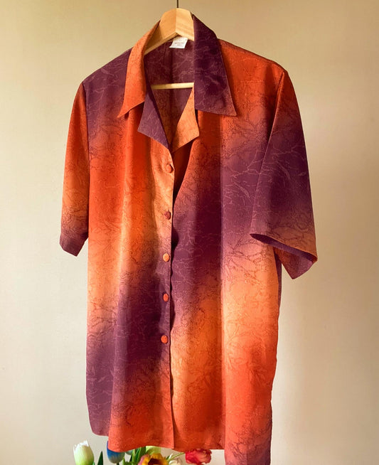 Ombré Textured Vintage Shirt