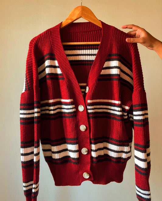 60s Strip Inspired Vintage Cardigan