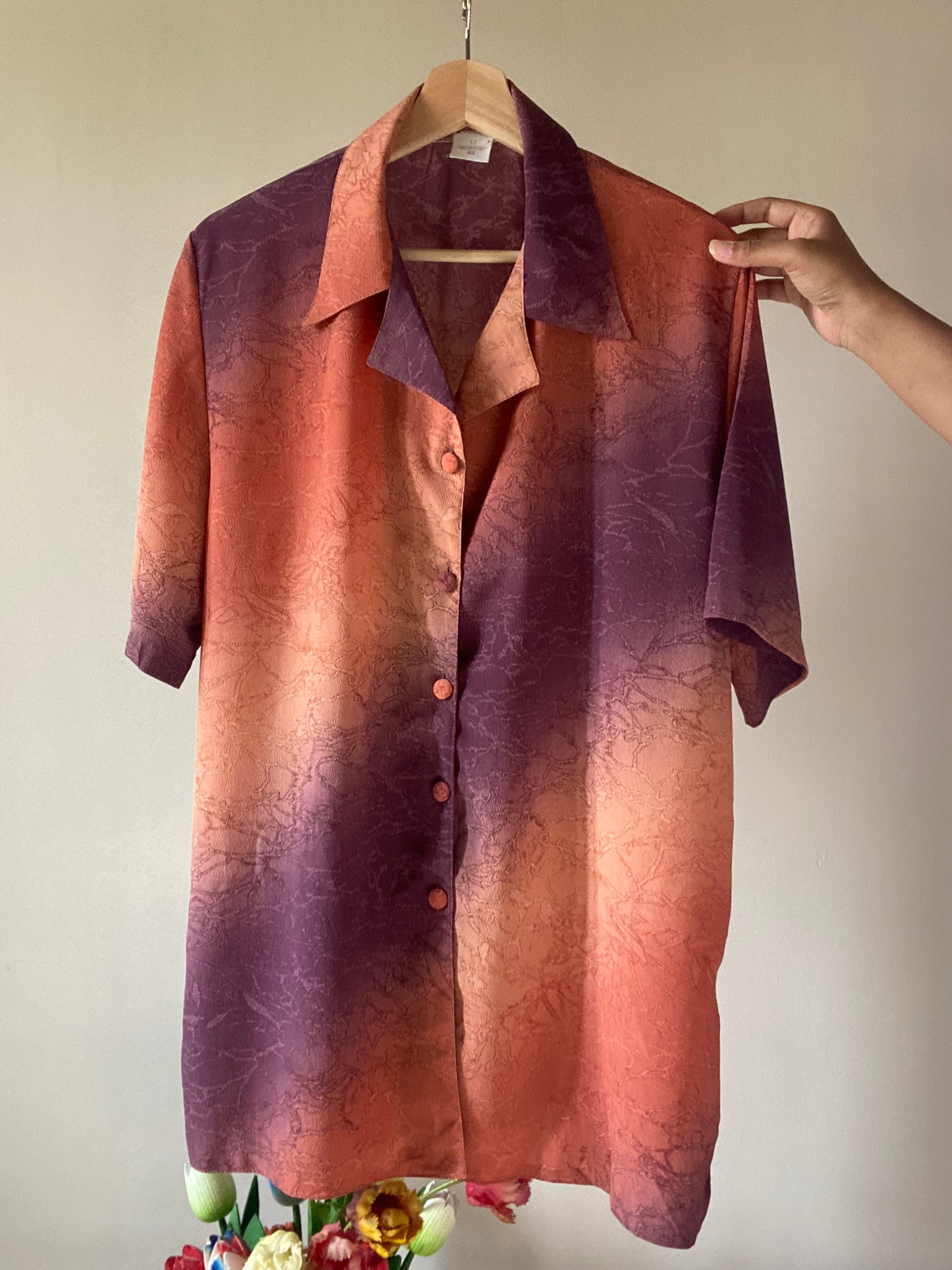 Ombré Textured Vintage Shirt