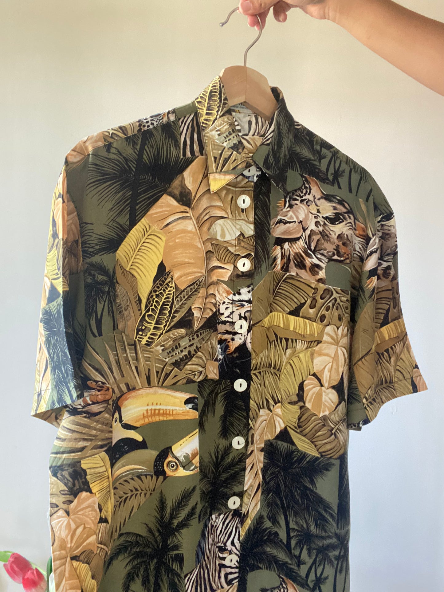 Jungle Print Vintage Shirt