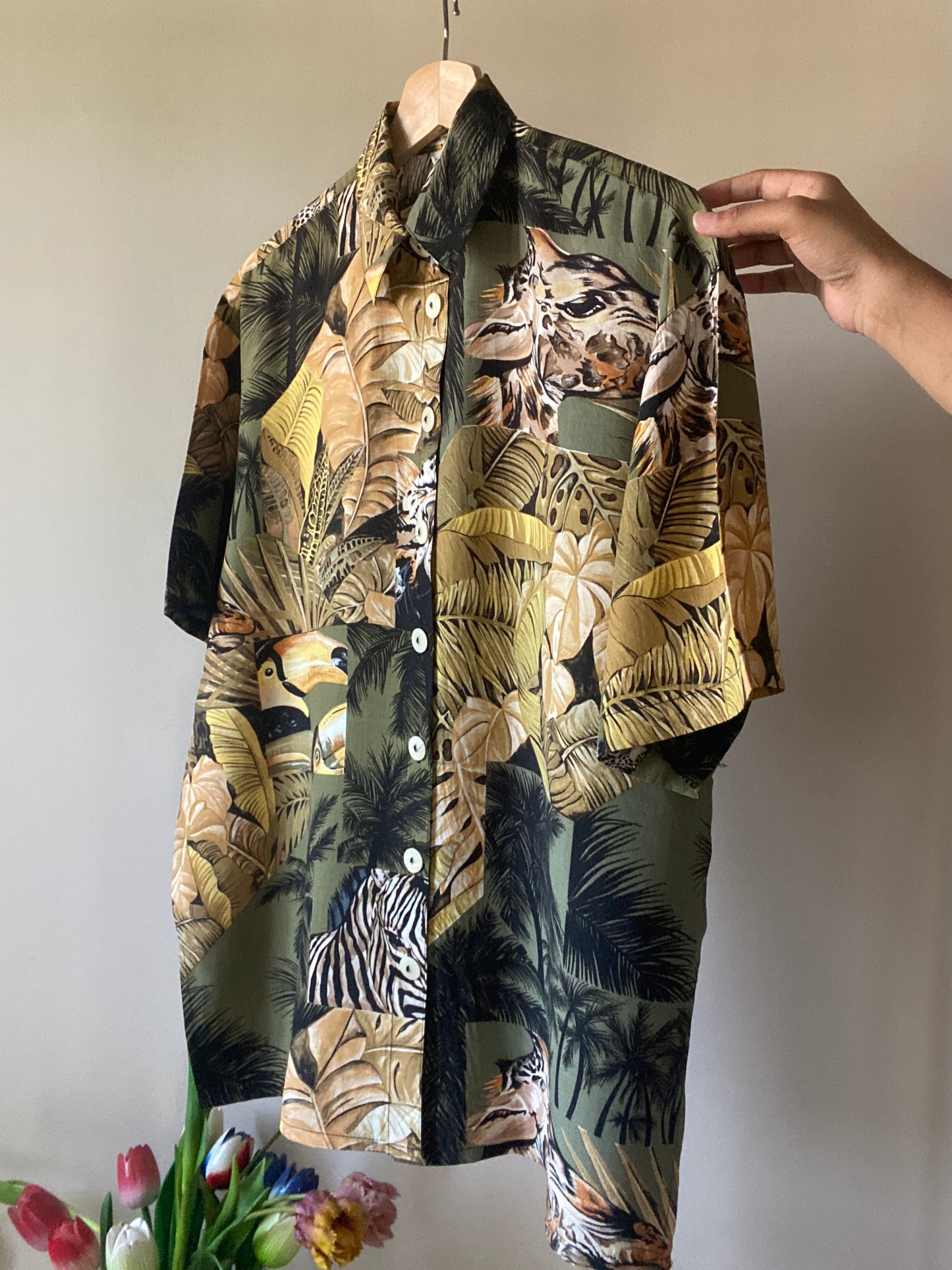 Jungle Print Vintage Shirt