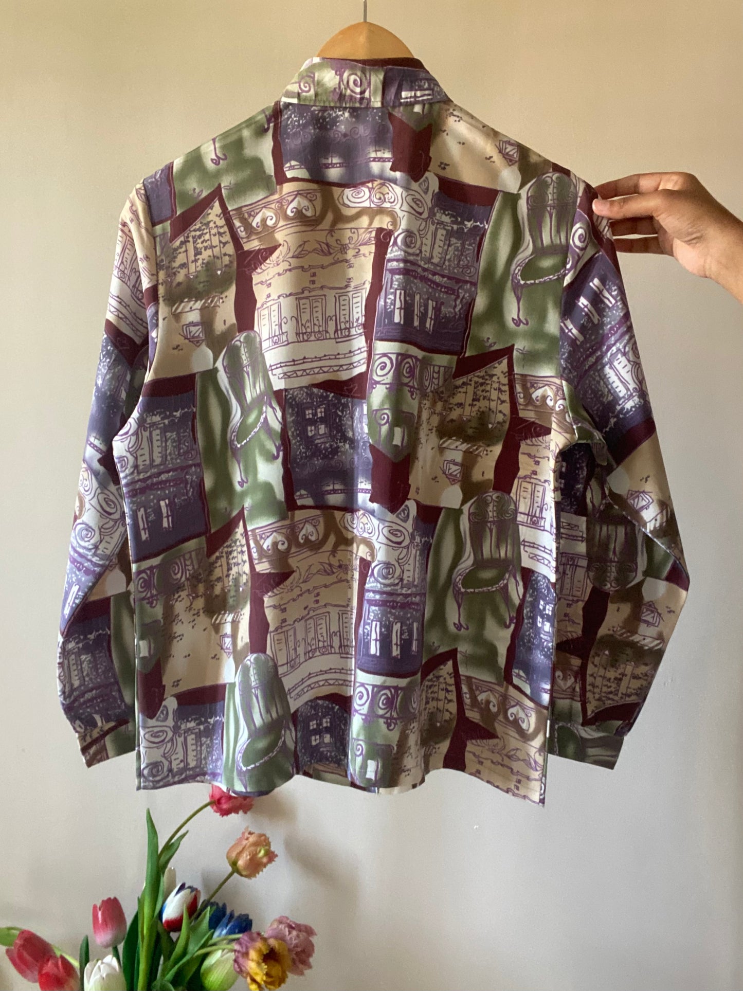 Vintage Town Print Shirt