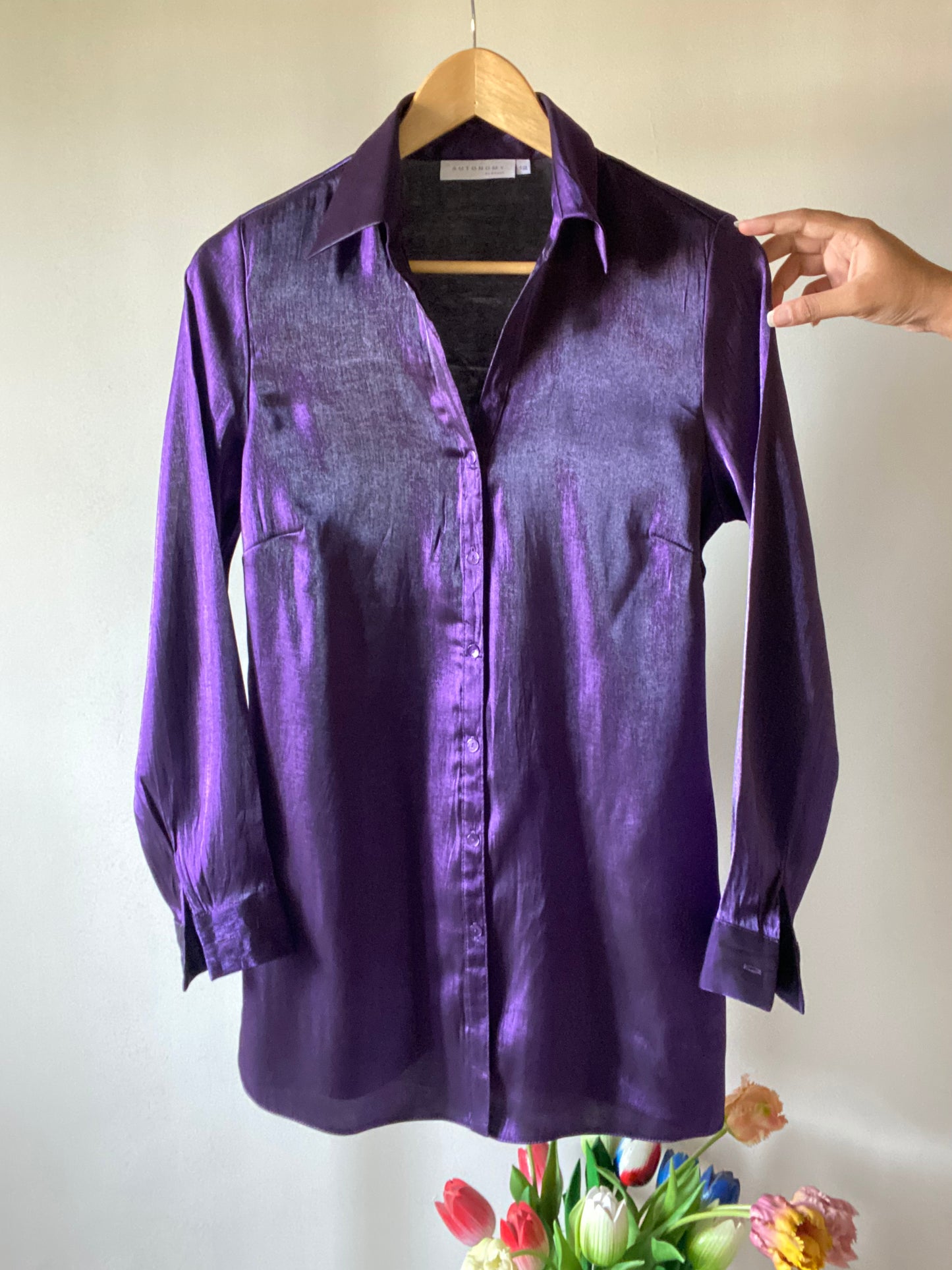 Vintage 80s Style Reflective Shirt