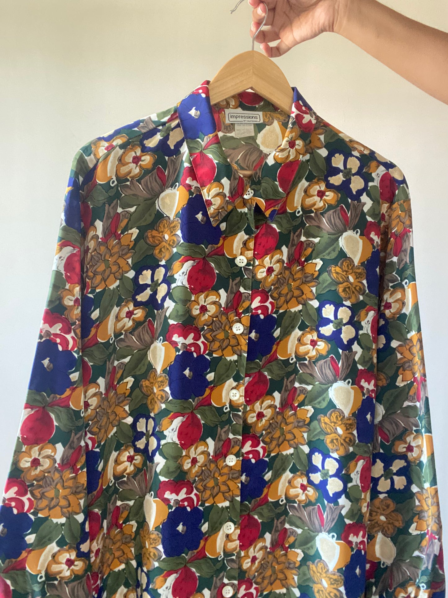 Vintage Floral Print Vintage Shirt