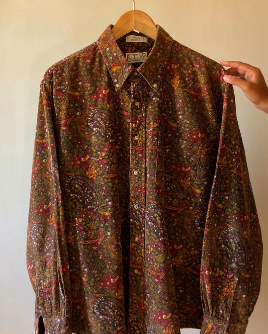 Vintage Corduroy Multi Print Shaket