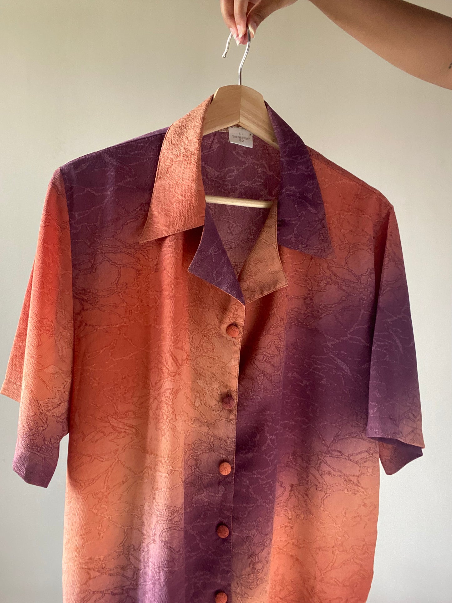 Ombré Textured Vintage Shirt