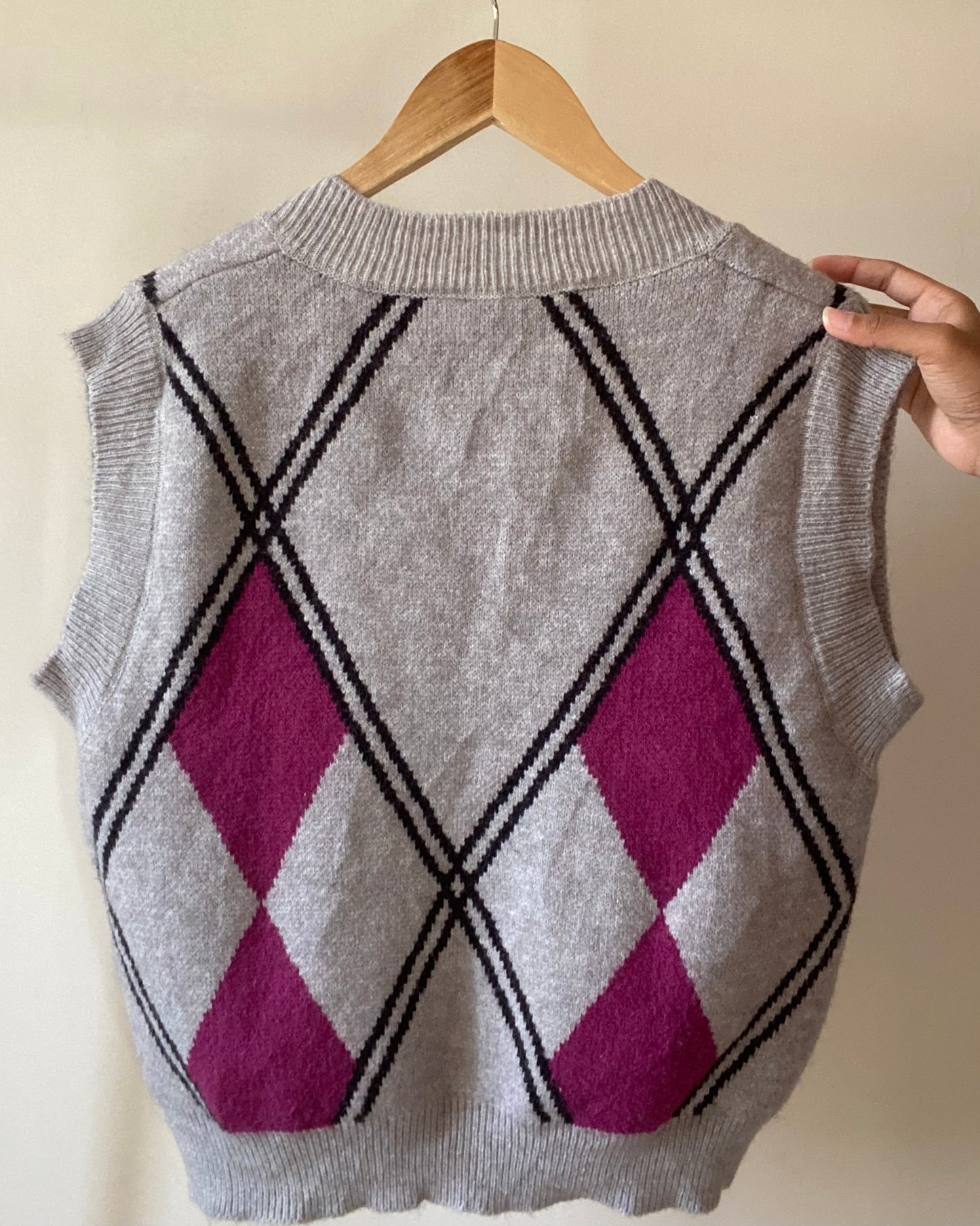 Argyle Vintage Sweater Vest